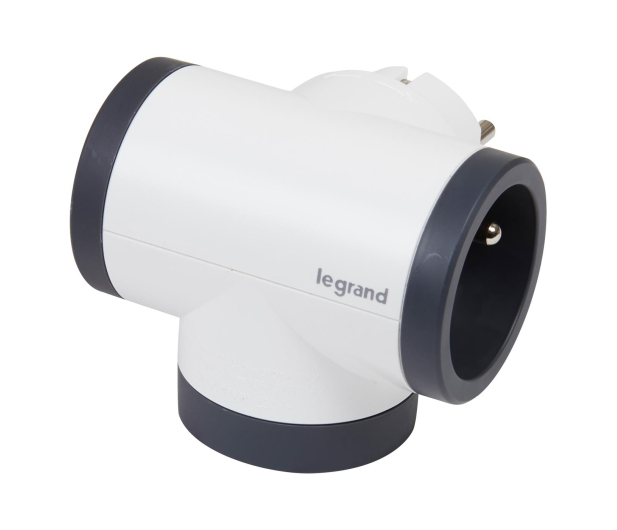 LEGRAND Rozgałęziacz potrójny obrotowy 2X2P+Z+USB 49437 - 1047757 - zdjęcie 2
